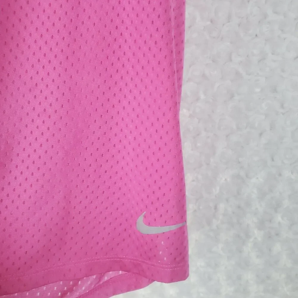 Nike Dri-FIT Hot Pink Perforated Racerback Tank Top Size S